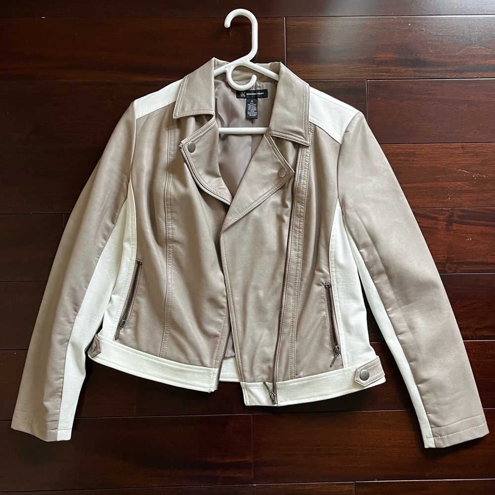 INC biker jacket
